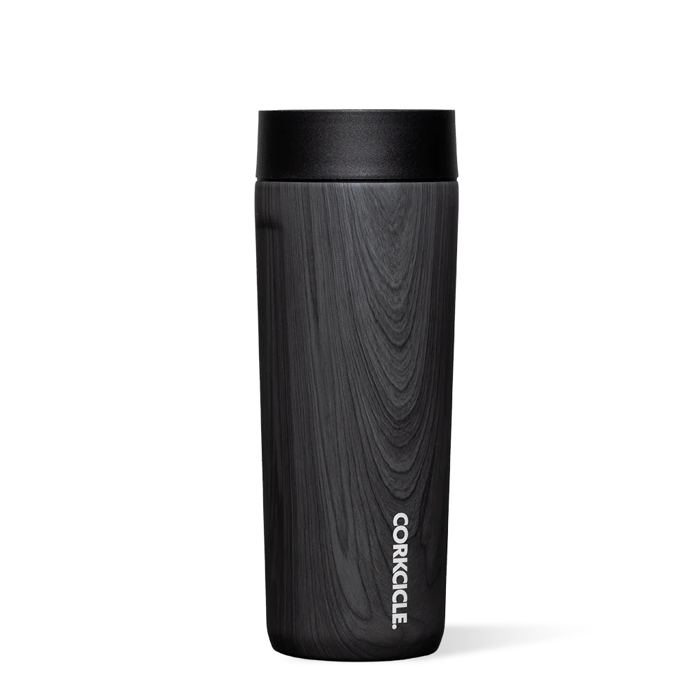 Corkcicle commuter cup. Burnt wood color