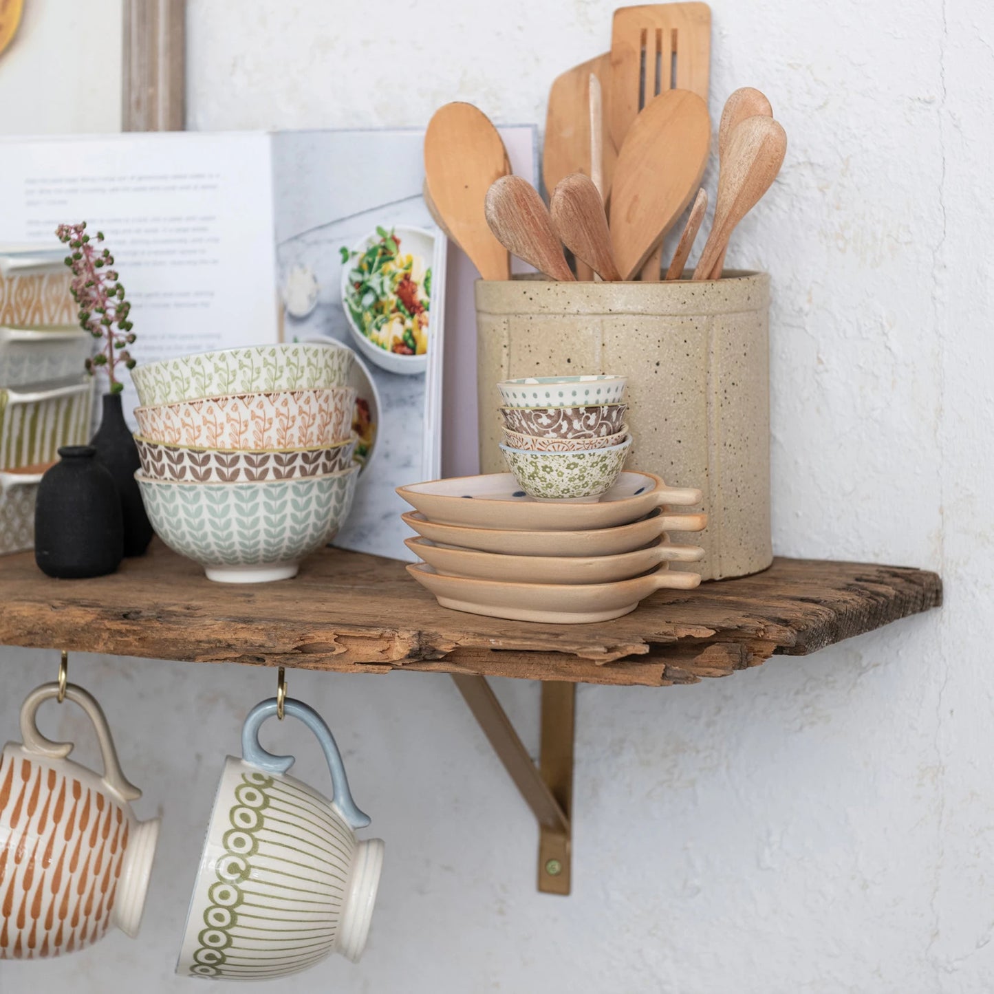 Stoneware Pinch Bowl -set of four