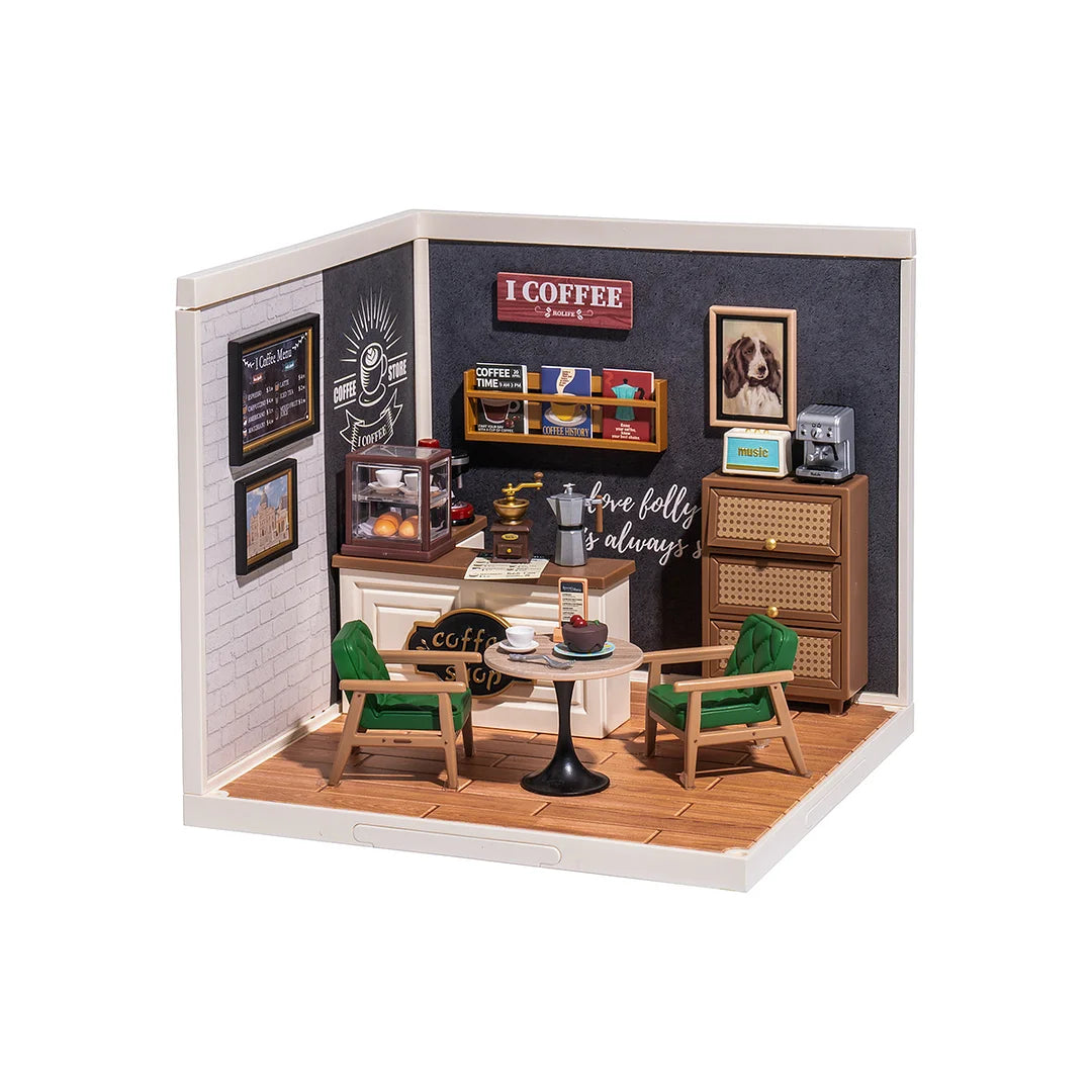Rolife Daily Inspiration Cafe DIY Miniature House Kit – Artifex Coffee